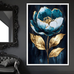 Golden Petal Rebirth - NicheCanvas