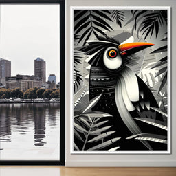 Tropical Trance Toucan - NicheCanvas