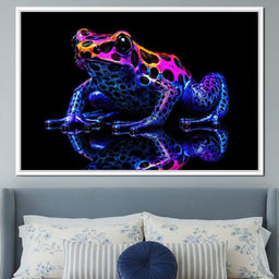 Electric Dart Frog - TooplesArt - NicheCanvas