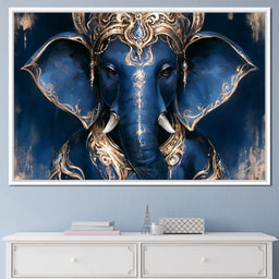 Divine Radiance of the Elephant Deity - NicheCanvas