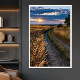 Golden Hour Journey Home - NicheCanvas