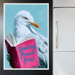 A Gull Studies The Culinary Arts - NicheCanvas