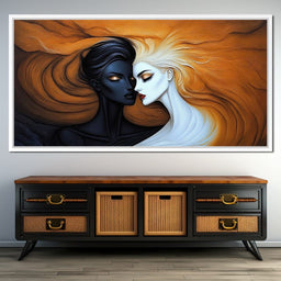 Love in Contrast - TooplesArt - NicheCanvas