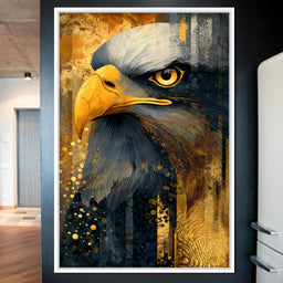 Golden Majesty of Flight - NicheCanvas