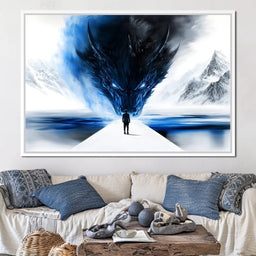 Dragon of Frigid Mountains - NicheCanvas