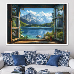 Alpine Serenity Vista - NicheCanvas