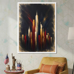 Gilded Heights of a Proud Nation - NicheCanvas