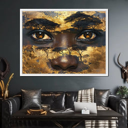 Golden Gaze of Nature - Sakeem Gibbs - NicheCanvas
