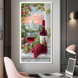 Capitol Tranquility & A Cup of Wine - NicheCanvas