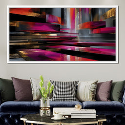 Vibrant Rhythms of Reflection - NicheCanvas