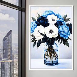 Floral Symphony in Glass - NicheCanvas