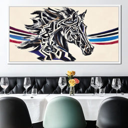 Gallop of Strokes - Alicia Smith - NicheCanvas