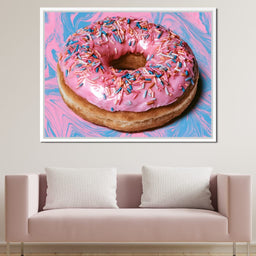 Pink Donut - NicheCanvas
