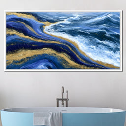 Tidal Currents Of Liquid Gold - NicheCanvas