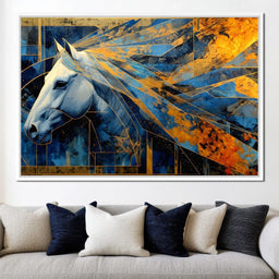 Equestrian Starlit Reverie - NicheCanvas