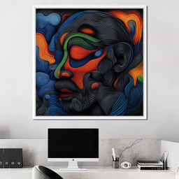 Contours of Thought - TooplesArt - NicheCanvas