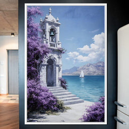 Bell Tower by the Sea Breeze - NicheCanvas