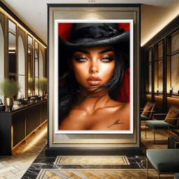 Infinite Allure Portrait - NicheCanvas