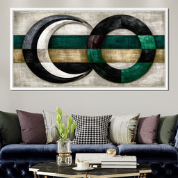 Silent Rhythms of Two Intersecting Worlds - NicheCanvas