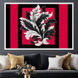 Baroque Leaf Flourish Fusion - NicheCanvas