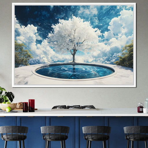 Whispering Celestial Oasis Canvas Print