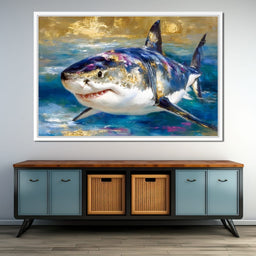 Gilded Great White Hunter - NicheCanvas