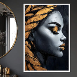 Golden Reflections Elegance - NicheCanvas