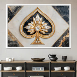 Golden Ace Diamond Blossom - NicheCanvas