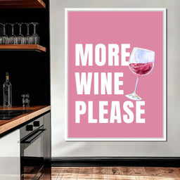 More Wine Please - NicheCanvas