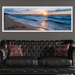 Sunset Shores Eternal Affection - NicheCanvas