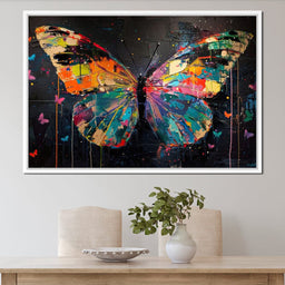 Enchanted Butterfly Mosaic - NicheCanvas