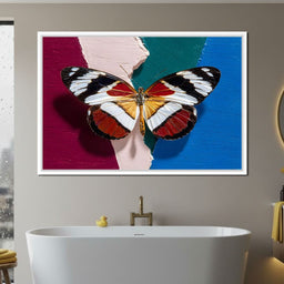 Butterfly Colorblock Flight - NicheCanvas
