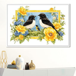 Chorus of Vibrant Blooms - NicheCanvas