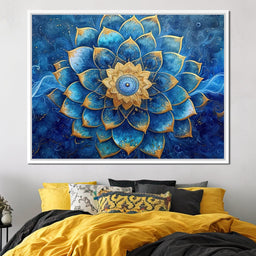 Radiant Lotus Dreamscape Maze - NicheCanvas