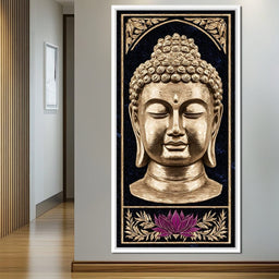 Celestial Buddha Lotus Tranquil - NicheCanvas