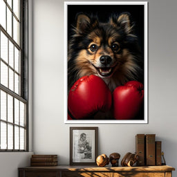 Paws of Courage Pugilist - NicheCanvas