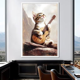 Melody of Feline Dreams - NicheCanvas