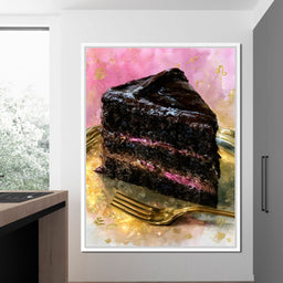 Decadent Slice Of Midnight - NicheCanvas