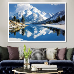 Mountain Reflections Tranquil - NicheCanvas