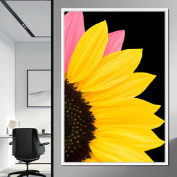 Yellow Sunlit Petals - NicheCanvas
