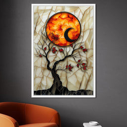 Solar Flare Through Leaves - NicheCanvas