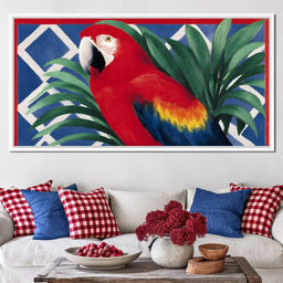 Parrot Jungle Delight - NicheCanvas
