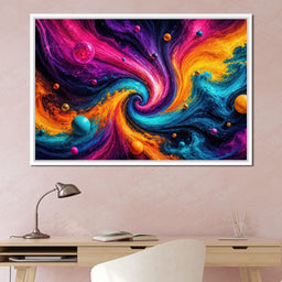 Orbiting Through Liquid Light - TooplesArt - NicheCanvas