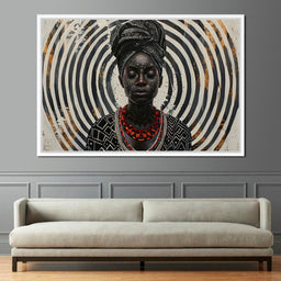Spirals of Serenity Queen - Sakeem Gibbs - NicheCanvas