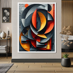 Colorful Modern Art 038 - Johanjjf - NicheCanvas