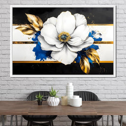 Golden Petal Harmony Blossoms - NicheCanvas