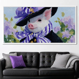 Piglet Lavender Elegance Parade - NicheCanvas