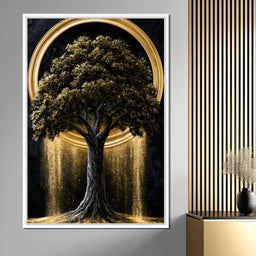 Gilded Roots of Eternal Radiance - NicheCanvas