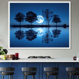 Moonlit Tranquility - TooplesArt - NicheCanvas