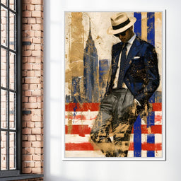 Gentleman of the Painted Skyline - NicheCanvas